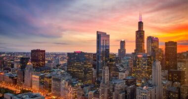 Photo Chicago skyline